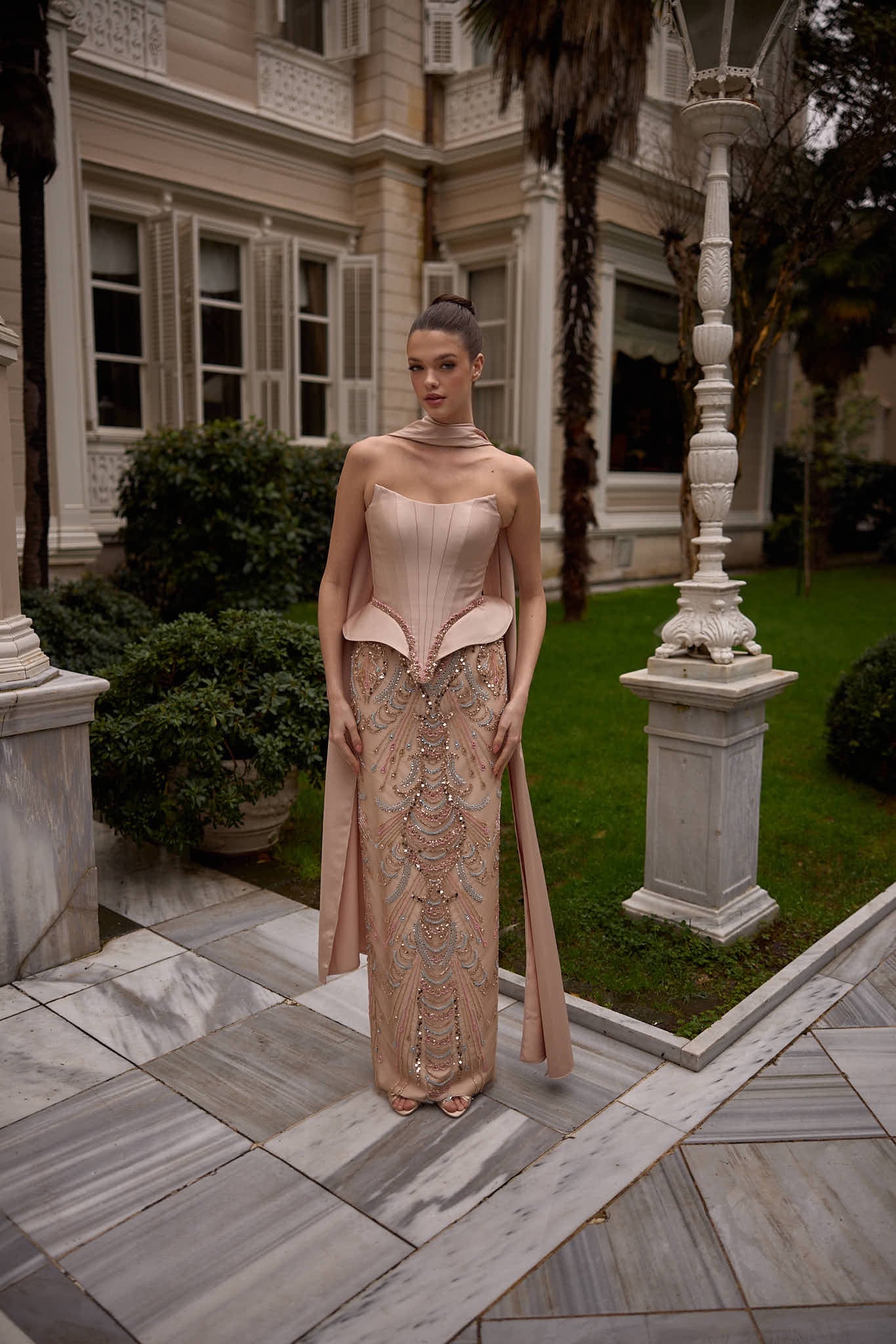 Aurelia İşlemeli Couture Abiye