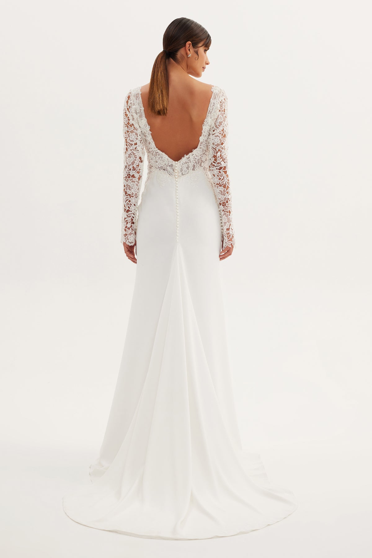 Margot Long Sleeve Mermaid Wedding Dress