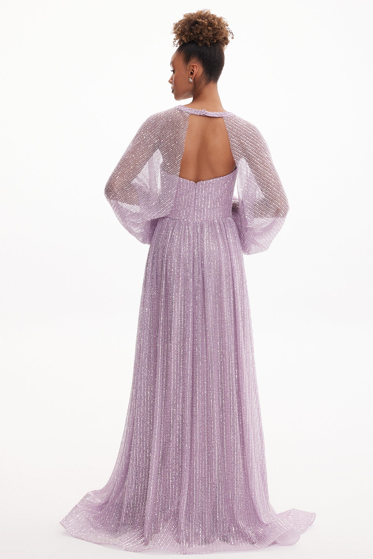 Rosie - Long Sleeve Embroidered Wedding After-Party Dress
