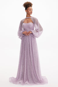 Rosie - Long Sleeve Embroidered Wedding After-Party Dress